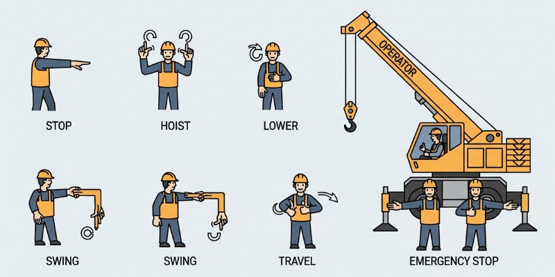 Types of Crane Hand Signals